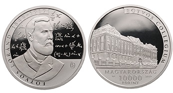2019 Eötvös Loránd ezüst érme 2019 Eötvös Loránd ezüst érme